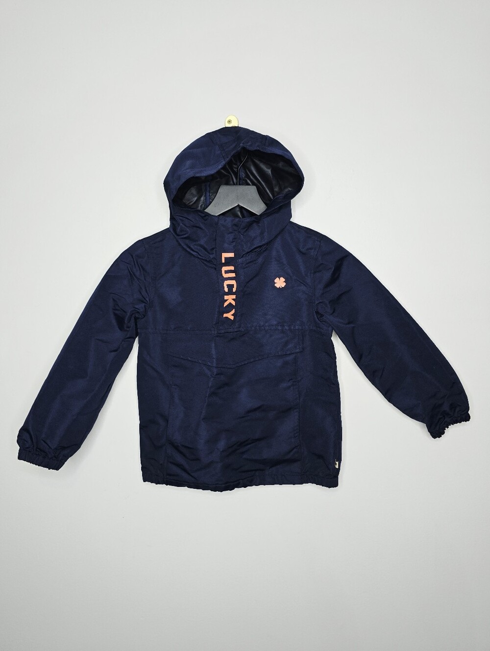 Lucky Brand Kids Navy Pullover Windbreaker Size 6 Unisex Jacket